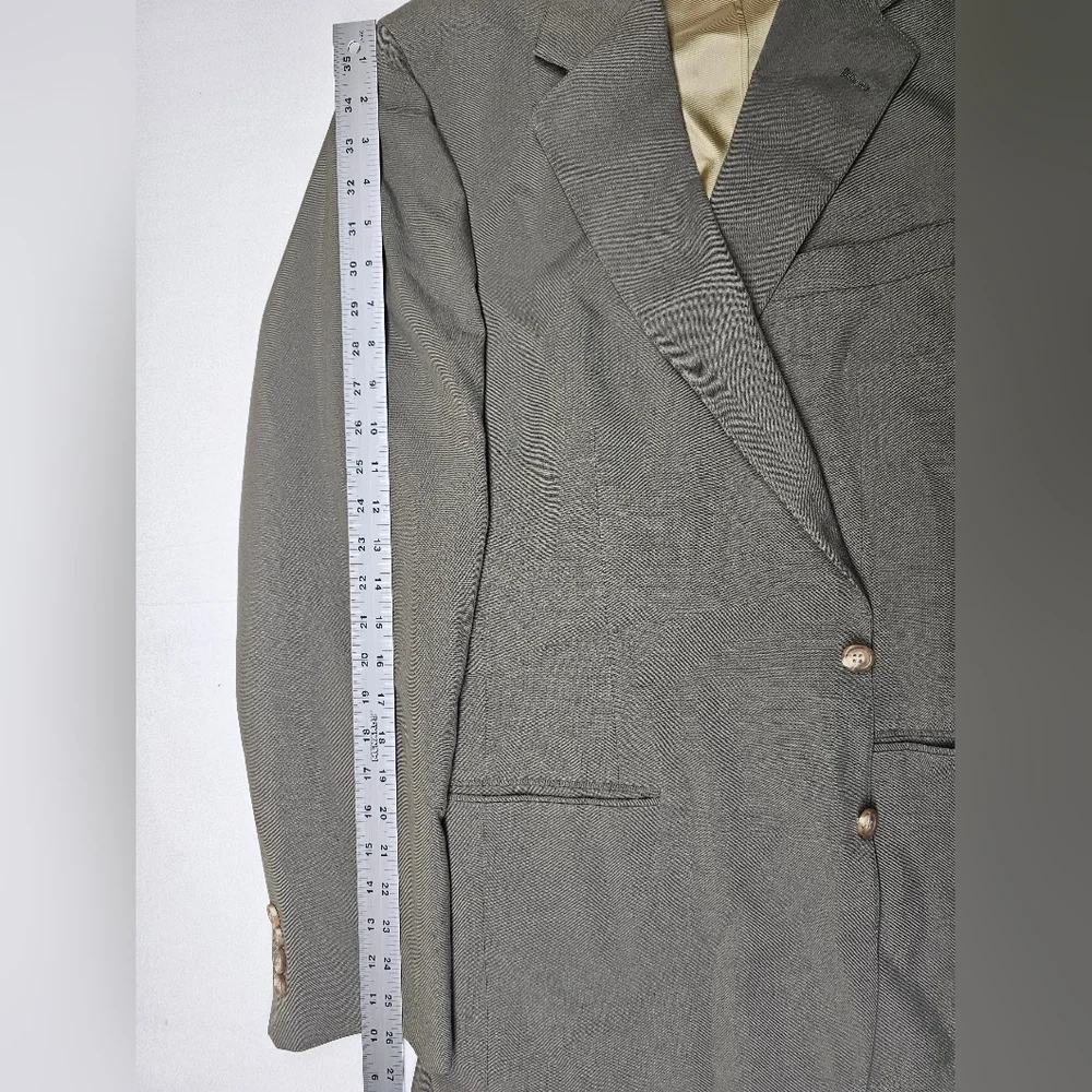 Ralph Lauren Elegant Olive Blazer‎ with Gold Lining